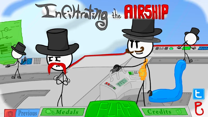 Playing Infiltrating the Airship online